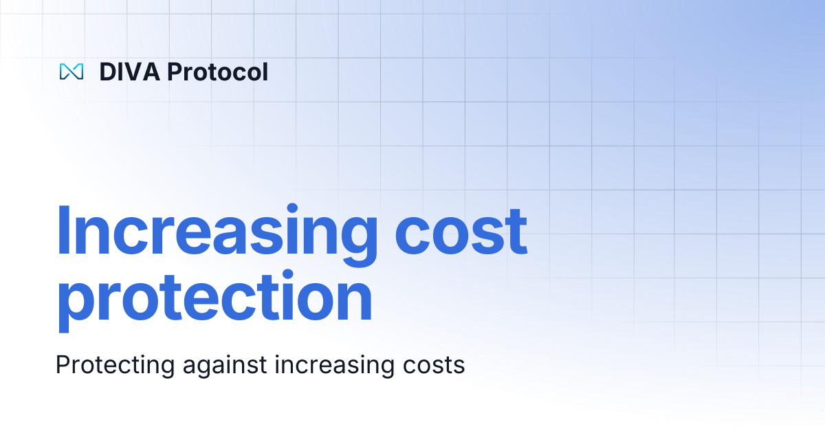 Increasing cost protection | DIVA Protocol