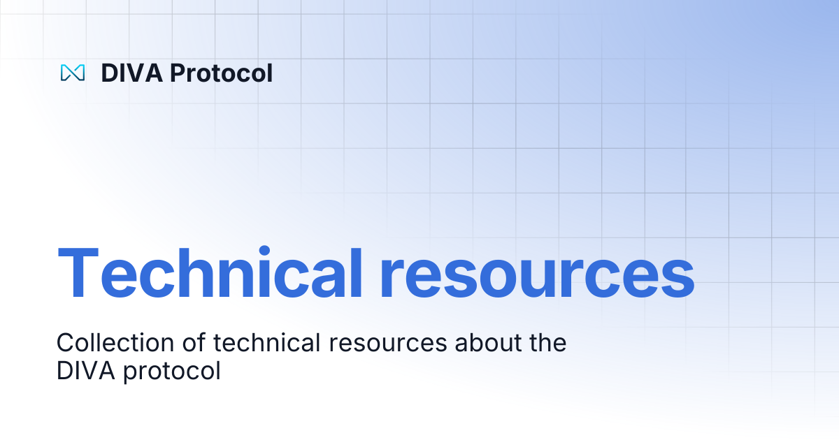 Technical resources | DIVA Protocol