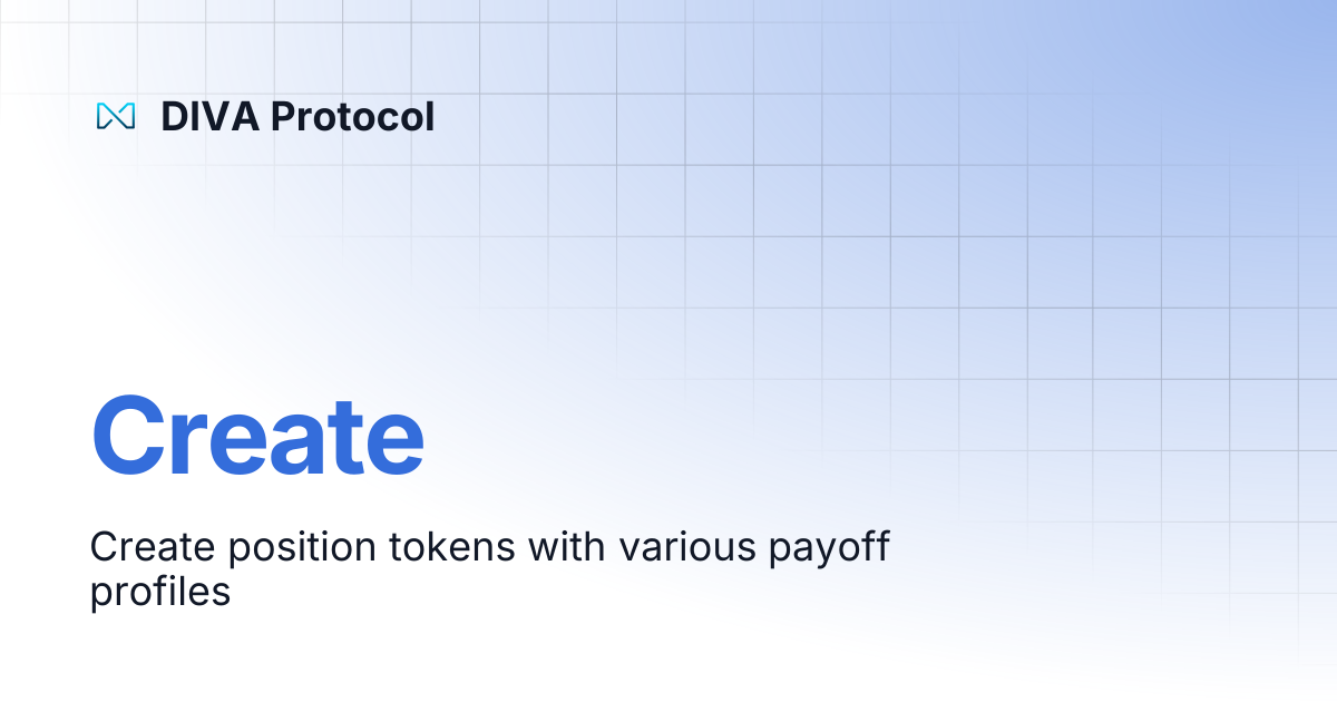 Create | DIVA Protocol
