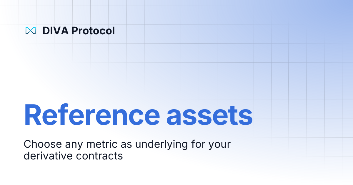 Reference assets | DIVA Protocol